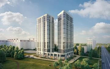 Фото новостройки ЖК "Twin house" от ЛСР. Недвижимость ЖК "Twin house" от ЛСР. Недвижимость - планировки, цены