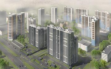 Фото новостройки жк "Звездный дуэт" от ЛСР. Недвижимость жк "Звездный дуэт" от ЛСР. Недвижимость - планировки, цены